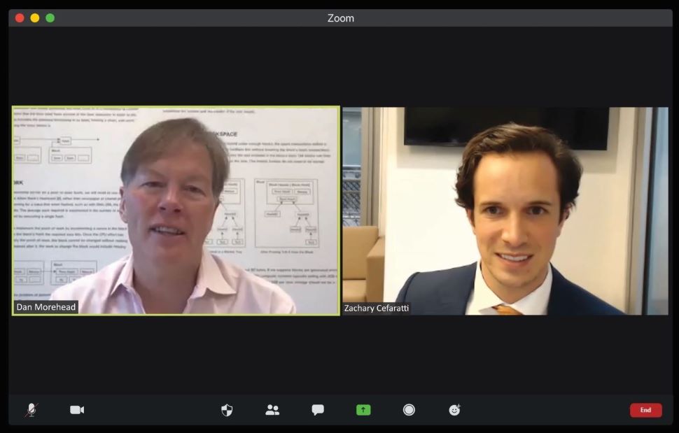 Zachary Cefaratti Dan Morehead Crypto Webinar Pantera