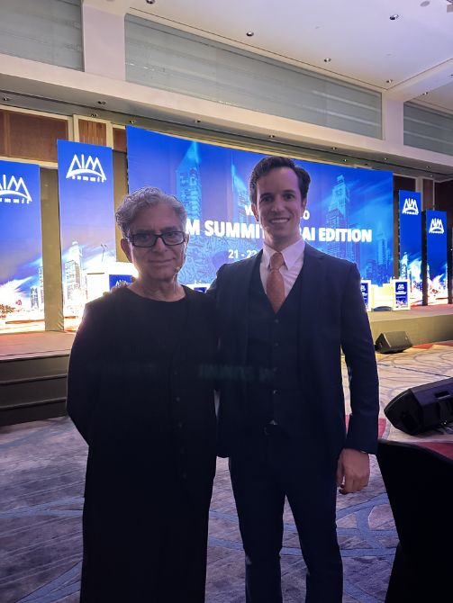 Zachary Cefaratti and Deepak Chopra