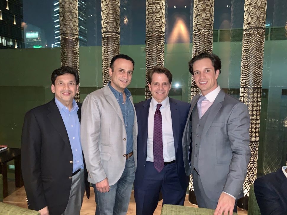 Zachary Cefaratti, Dipu Mehta and Anthony Scaramucci