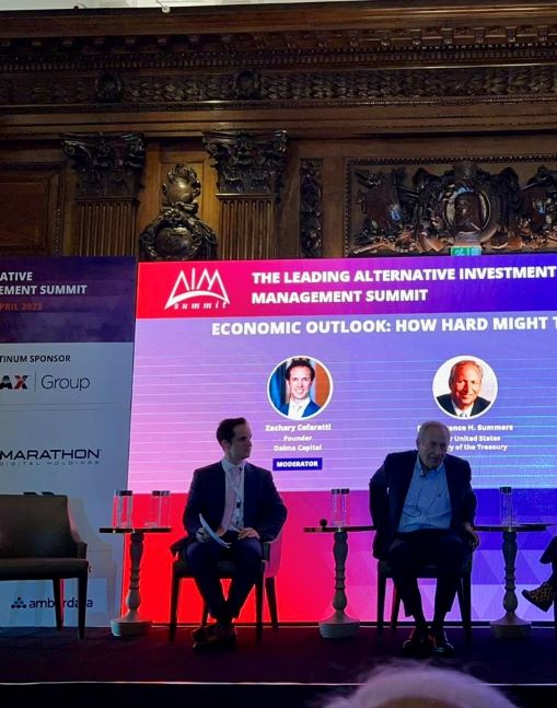Zachary Cefaratti and Larry Summers, AIM Summit Interview