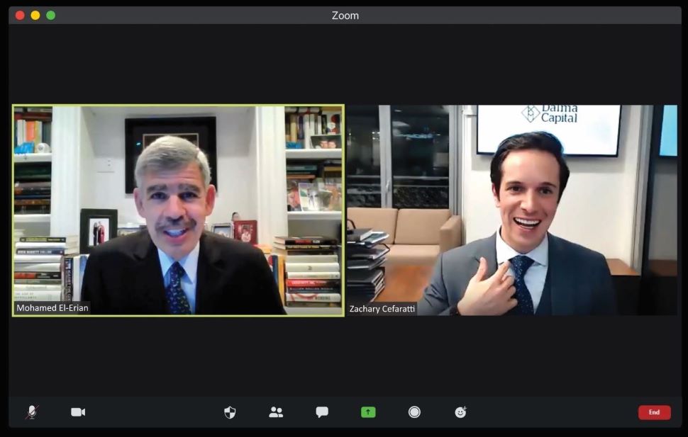 Zachary Cefaratti Mohamed el Erian Allianz Pimco Webinar