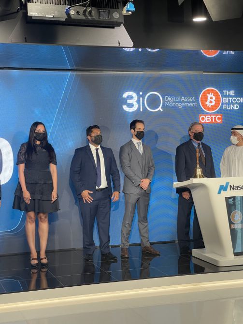 Zachary Cefaratti Nasdaq Dubai Bell Ringing