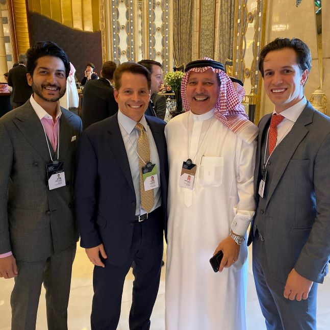 Zachary Cefaratti Sheikh Khaled Juffali Anthony Scaramucci FII