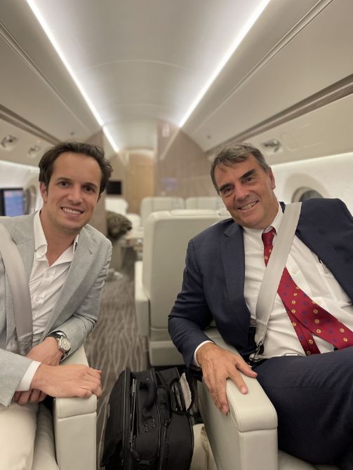 Zachary Cefaratti and Tim Draper