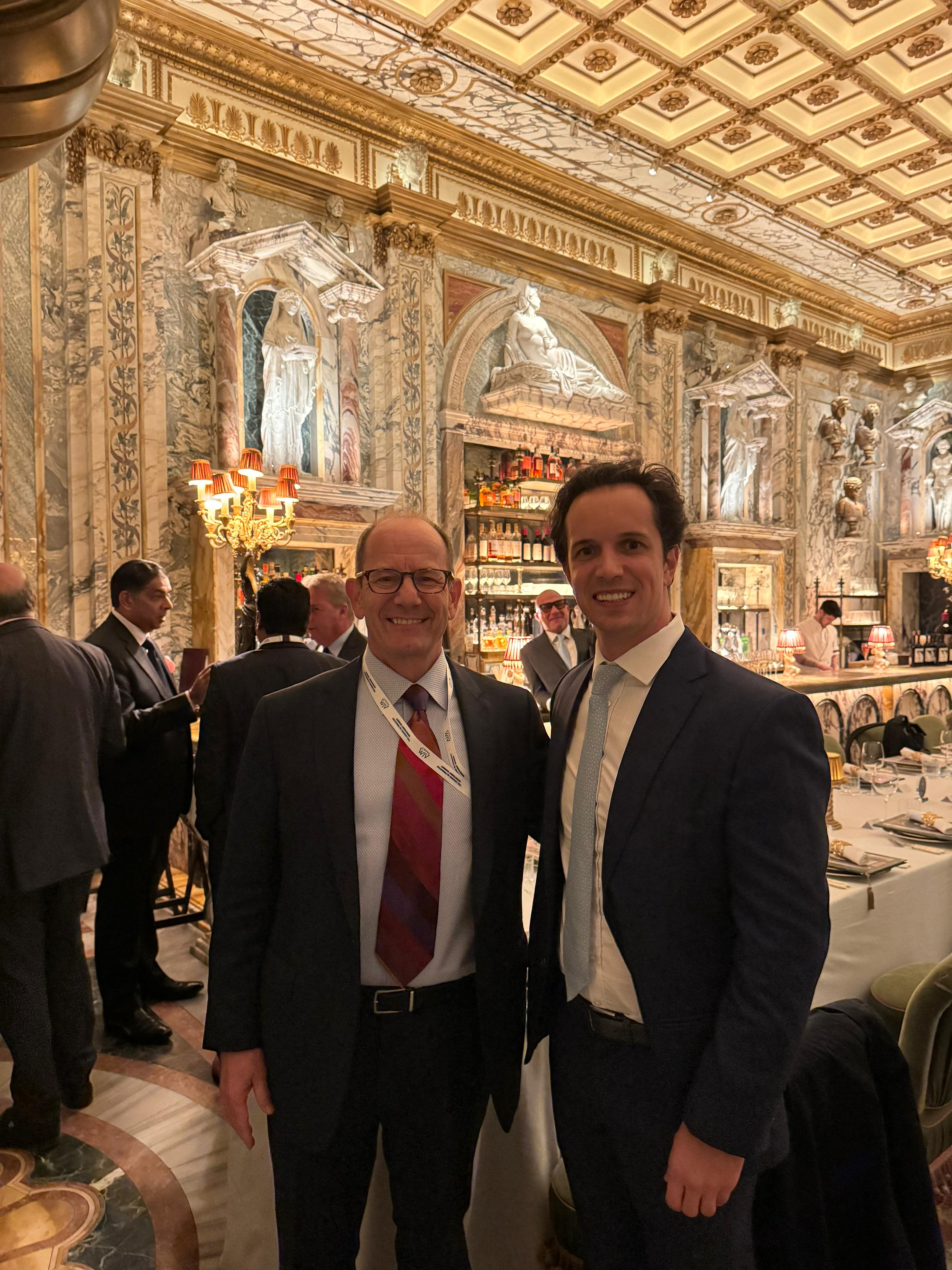 Zachary Cefaratti and Fred Thiel, CEO of Mara Digita